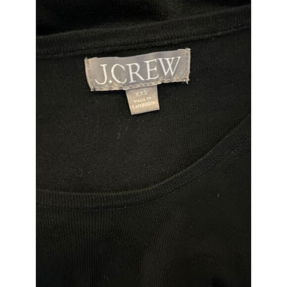 J. Crew Halle crewneck sweater Black XXS - Picture 5 of 6
